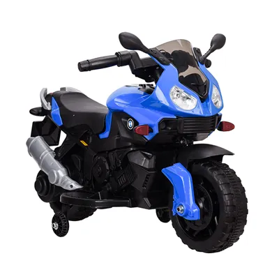 Blaues Kindermotorrad